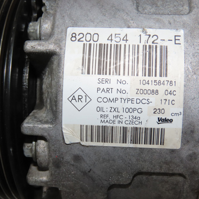 Compresseur air conditionne occasion RENAULT TRAFIC II Phase 2 08-2006->... 2.0 DCI 115ch 8200454172 6
