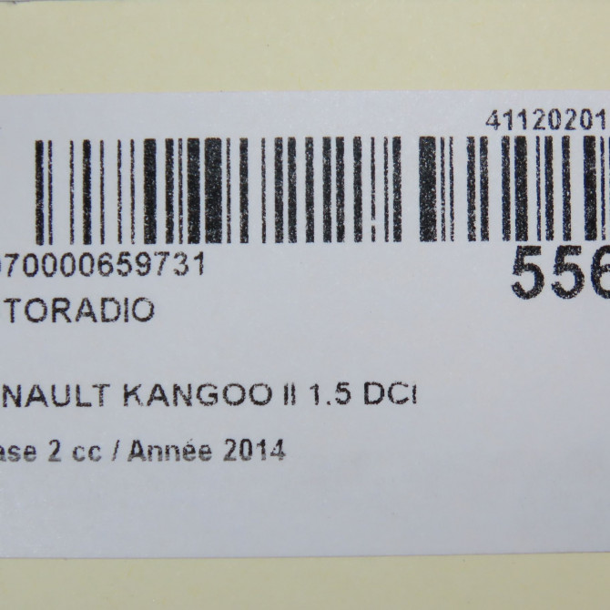 Autoradio occasion RENAULT KANGOO II Phase 2 01-2013->... 1.5 DCI 90ch 280210585R 7
