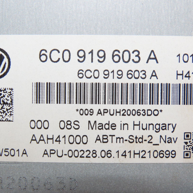 Autoradio occasion VOLKSWAGEN POLO V Phase 2 02-2014->... 1.4 TDI 90ch 6C0919603A 6