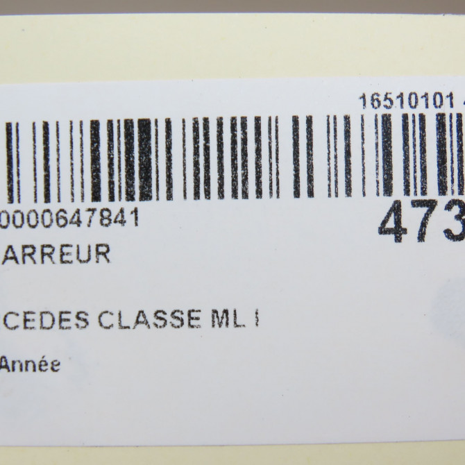 Démarreur occasion MERCEDES CLASSE ML I 233000603R 6