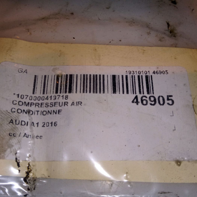Compresseur air conditionne occasion AUDI A1 5Q0816803D 7