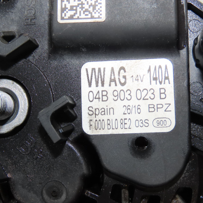 Alternateur occasion VOLKSWAGEN POLO V Phase 2 02-2014->... 1.4 TDI 90ch 4B903024 6