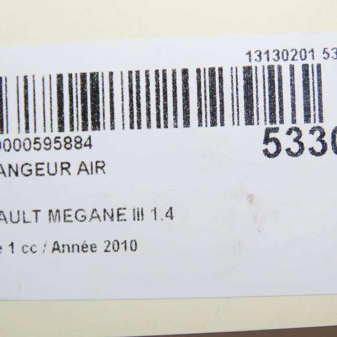 Echangeur air occasion RENAULT MEGANE III Phase 1 11-2008->01-2012 1.4 TCE 16v 130ch 144961285R 5