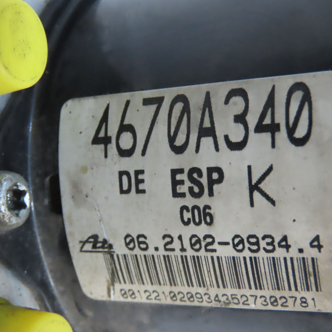 Unité hydraulique ABS occasion PEUGEOT 4007 Phase 1 07-2007->03-2013 2.2 HDI 16v 4541JN 7