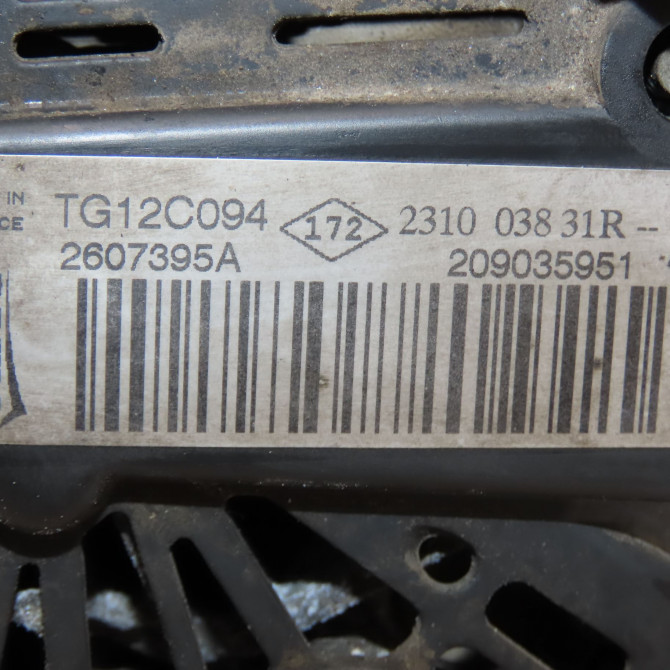 Alternateur occasion DACIA LOGAN I Phase 2 MVC 10-2008->01-2013 1.5 DCI 85ch 231008017R 6