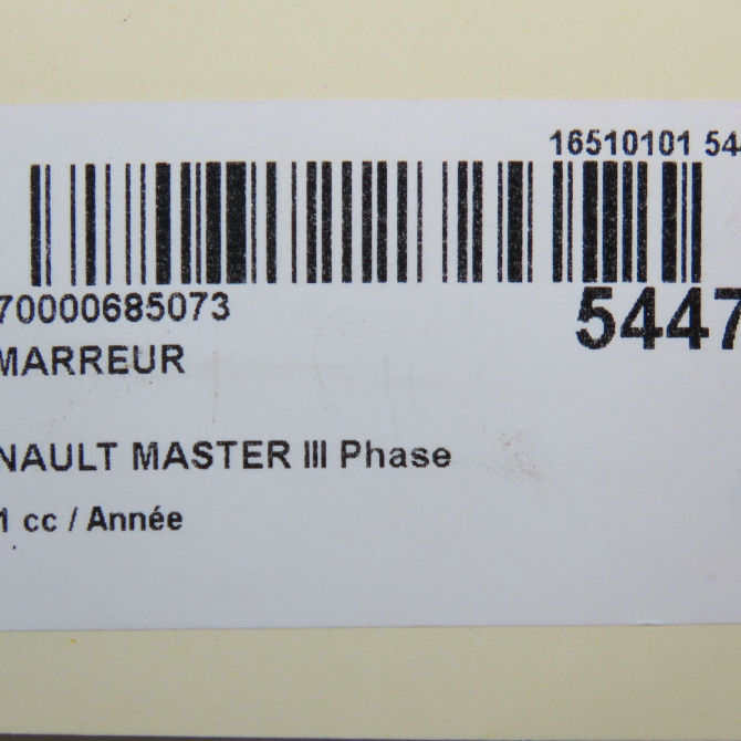 Démarreur occasion RENAULT MASTER III 233003581R 7