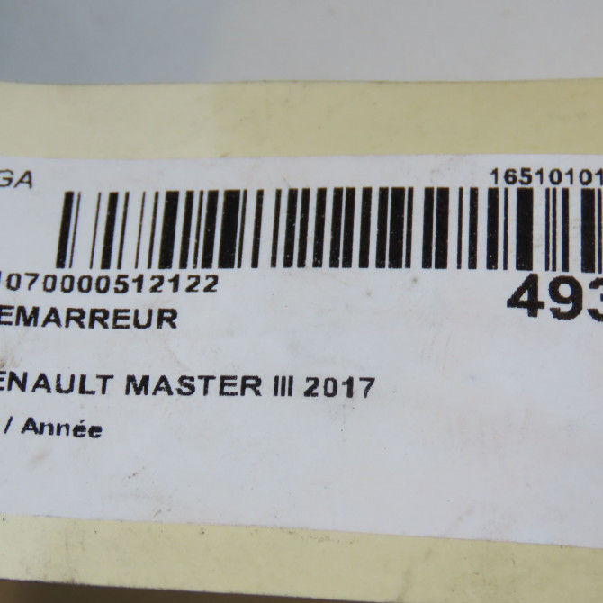 Démarreur occasion RENAULT MASTER III Phase 2 06-2014->... 2.3 DCI 145ch 233003581R 7