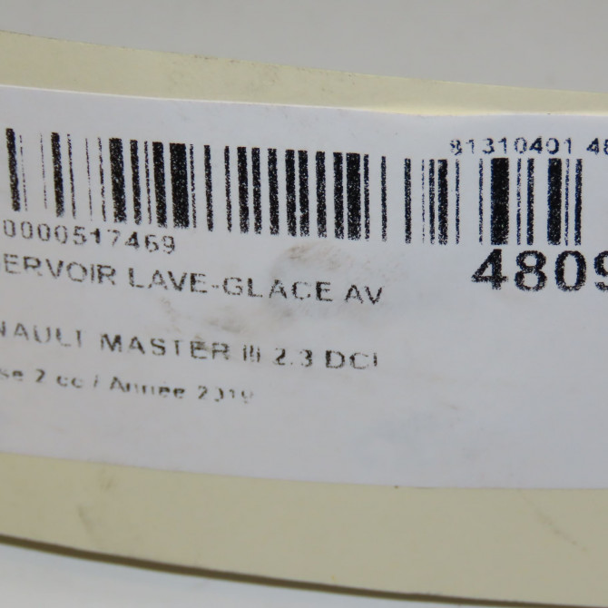 Reservoir lave-glace avant occasion RENAULT MASTER III Phase 2 06-2014->... 2.3 DCI 130ch 289100030R 5