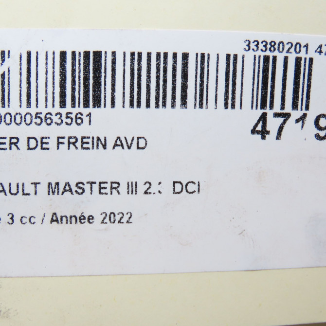 Etrier de frein avant droit occasion  410013165R 6