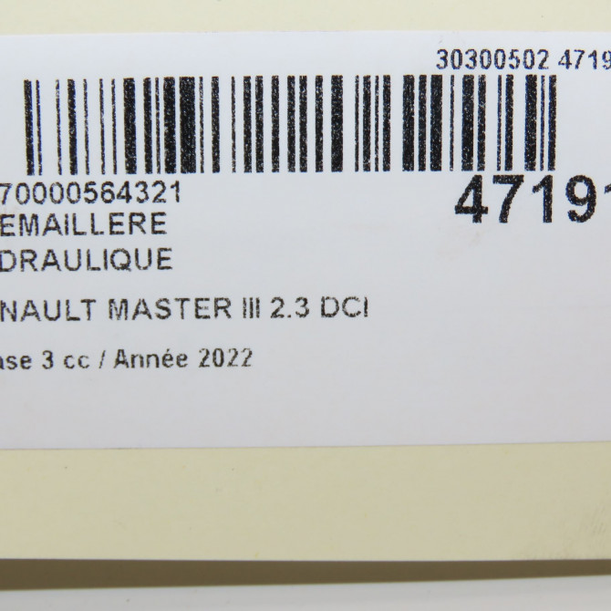 Cremaillere hydraulique occasion  490019236R 5