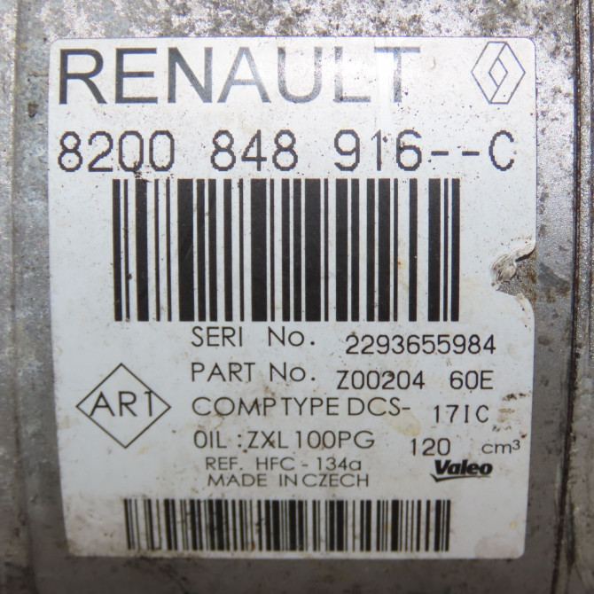 Compresseur air conditionne occasion RENAULT MASTER III 8200848916 6