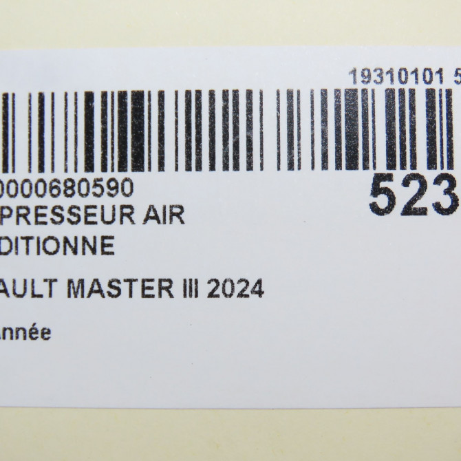 Compresseur air conditionne occasion MASTER III 8200848916 7