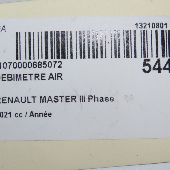 Debimetre air occasion RENAULT MASTER III 226800472R 7