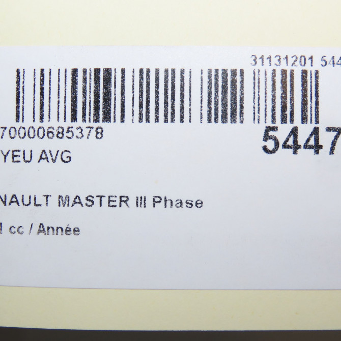 Moyeu avg occasion RENAULT MASTER III 402029333R 5