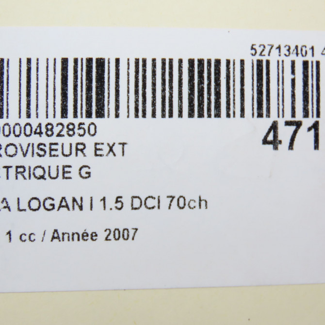 Retroviseur exterieur electrique gauche occasion DACIA LOGAN I Phase 1 06-2005->06-2008 1.5 DCI 70ch 963027472R 6