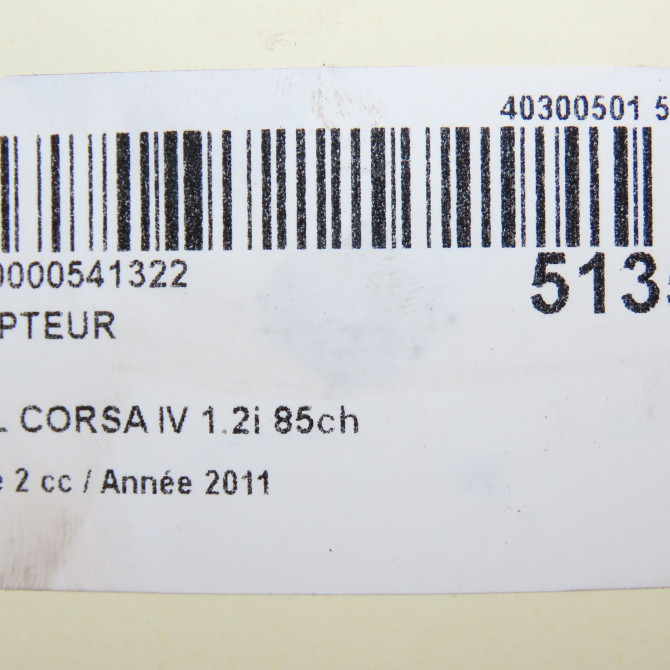 Compteur occasion OPEL CORSA IV Phase 2 01-2011->03-2015 1.2i 85ch 13373005 6