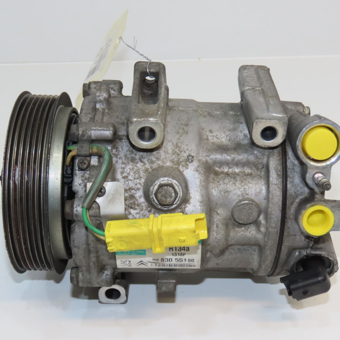 Compresseur air conditionne occasion PEUGEOT 407 Phase 1 04-1995->04-1999 2.0 HDI 136ch 9800840380 3