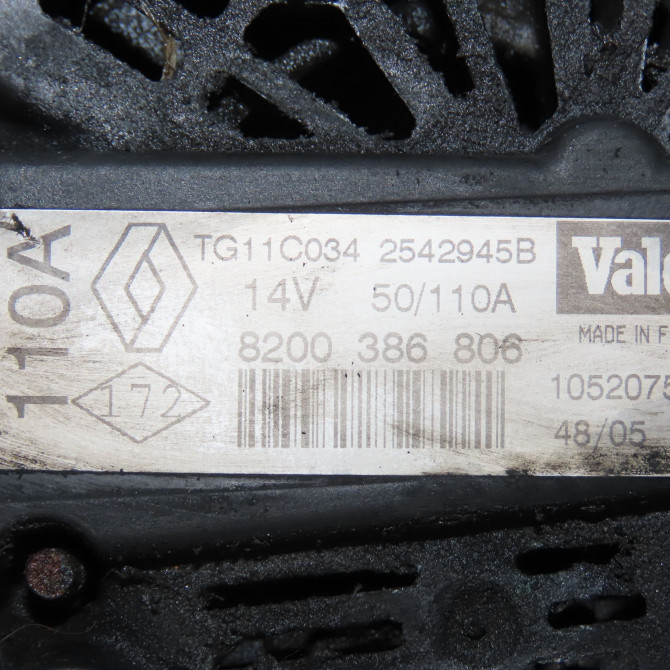 Alternateur occasion RENAULT CLIO II Phase 2 06-2001->07-2006 1.5 DCI 70ch 8200537415 7