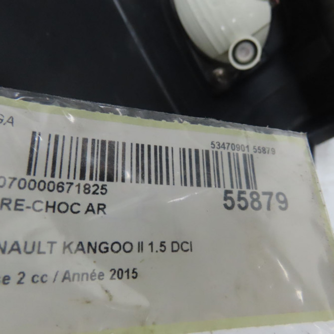 Pare-choc arrière occasion RENAULT KANGOO II Phase 2 01-2013->... 1.5 DCI 90ch 7701478196 6