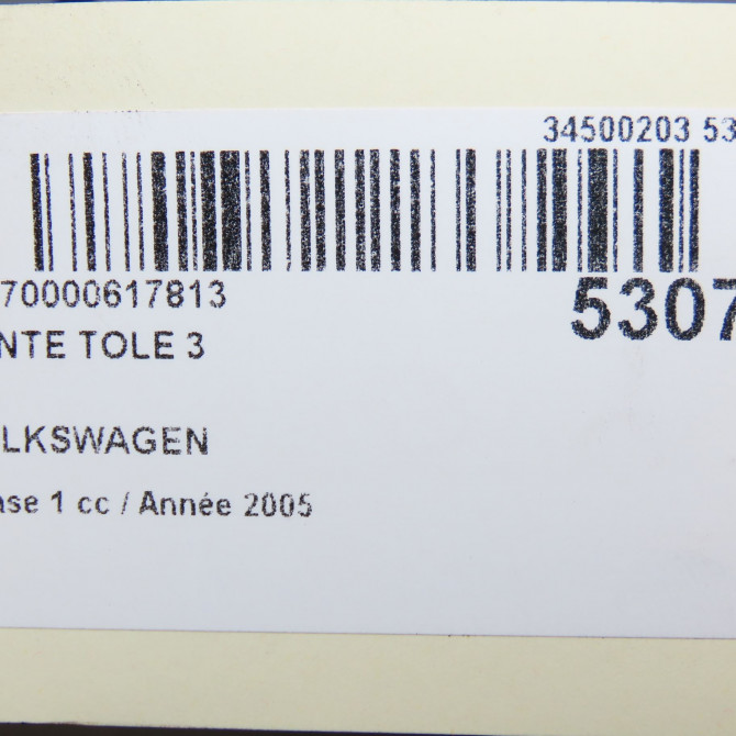 Jante tole occasion  7LA601027B1OR 6