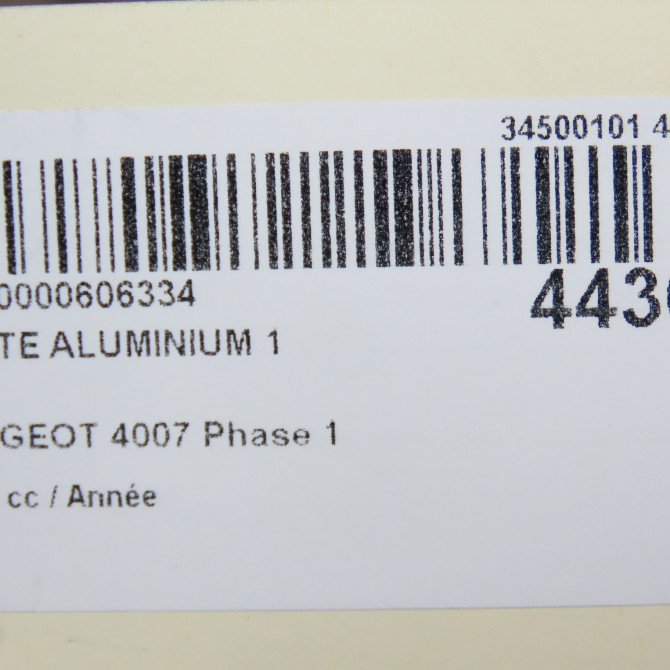 Jante aluminium occasion PEUGEOT 4007 Phase 1 07-2007->03-2013 8