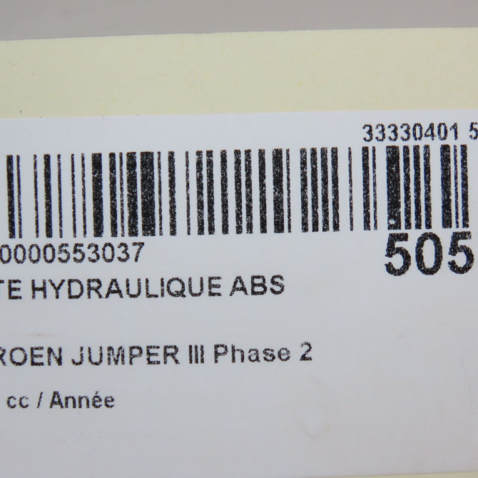 Unité hydraulique ABS occasion CITROEN JUMPER III Phase 2 06-2014->... 1680794280 6