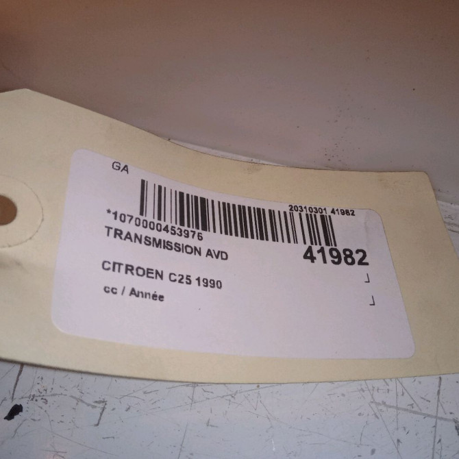 Transmission avant droite occasion C25 6