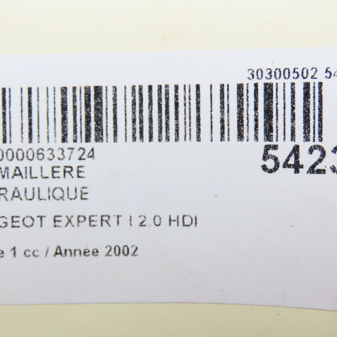 Cremaillere hydraulique occasion PEUGEOT EXPERT I Phase 1 10-1995->12-2003 2.0 HDI 95ch 400130 8