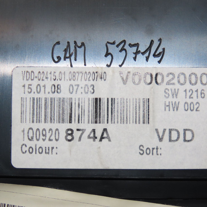 Calculateur moteur occasion VOLKSWAGEN EOS Phase 1 04-2006->01-2011 2.0 TDI 140ch 3G906021CF 3