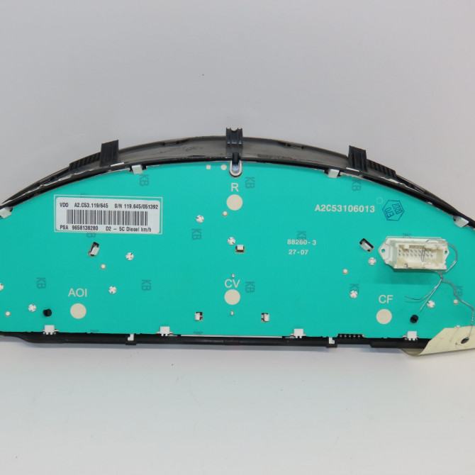 Compteur occasion PEUGEOT 407 Phase 1 04-1995->04-1999 2.0 HDI 136ch 610385 2