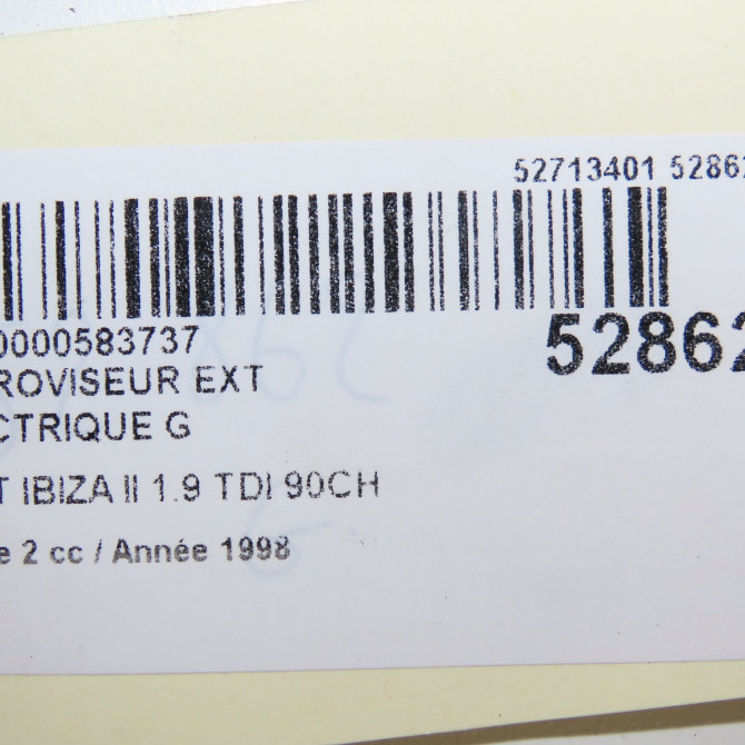 Retroviseur exterieur electrique gauche occasion SEAT IBIZA II Phase 2 05-1996->09-1999 1.9 TDI 90CH 6