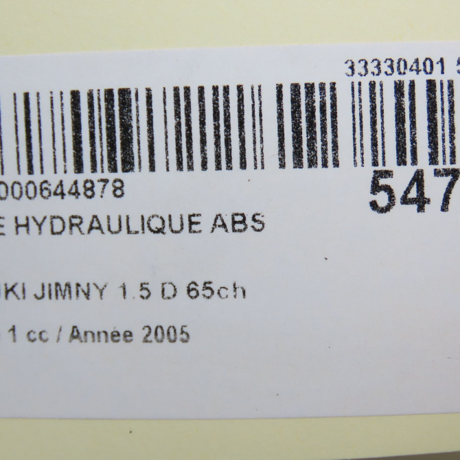 Unité hydraulique ABS occasion SUZUKI JIMNY Phase 1 04-1995->04-1999 1.5 D 65ch 5610081A11 8