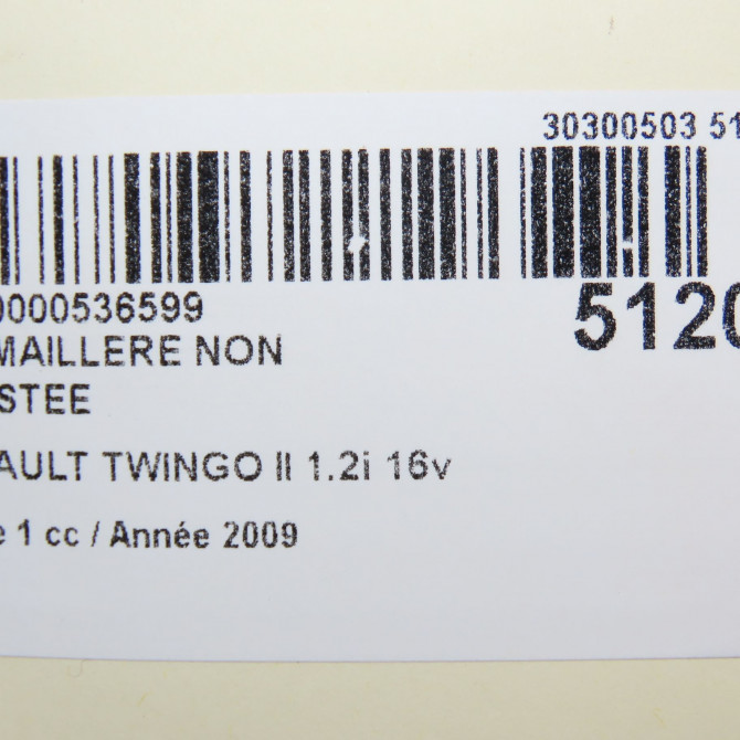 Cremaillere non assistee occasion RENAULT TWINGO II Phase 1 06-2007->11-2011 1.2i 16v 75ch 8200867063 6