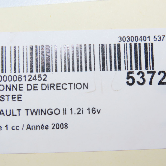 Colonne de direction assistee occasion RENAULT TWINGO II Phase 1 06-2007->11-2011 1.2i 16v 75ch 488108445R 8