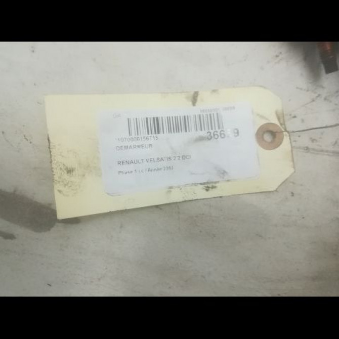 Démarreur occasion RENAULT VELSATIS Phase 1 01-2002->04-2005 2.2 DCI 150ch 8200634604 3