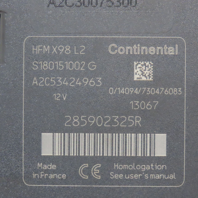 Lecteur de carte occasion RENAULT CLIO IV Phase 1 07-2012->... 1.5 DCI 90ch 285901934R 4