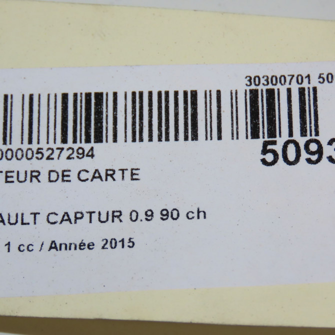Lecteur de carte occasion RENAULT CAPTUR Phase 1 02-2013->... 0.9 90 ch 285901934R 4