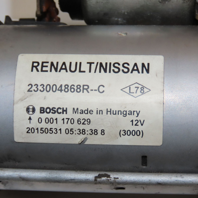 Démarreur occasion RENAULT SCENIC III Phase 3 04-2013->... 1.5 DCI 110ch 233004868R 4