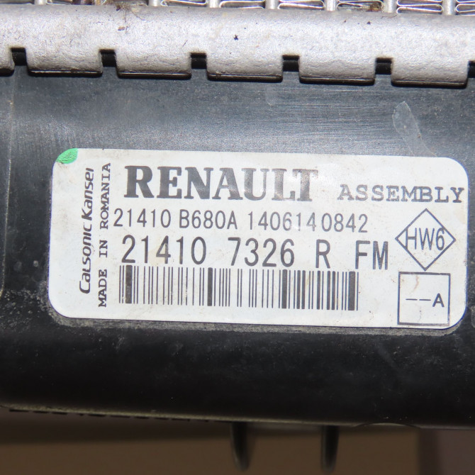 Radiateur occasion RENAULT CLIO IV Phase 1 07-2012->... 1.5 DCI 75ch 214107326R 3