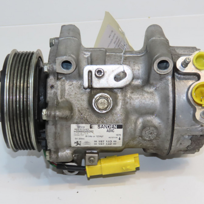 Compresseur air conditionne occasion PEUGEOT BOXER III phase 2 06-2014->... 9819711380 3