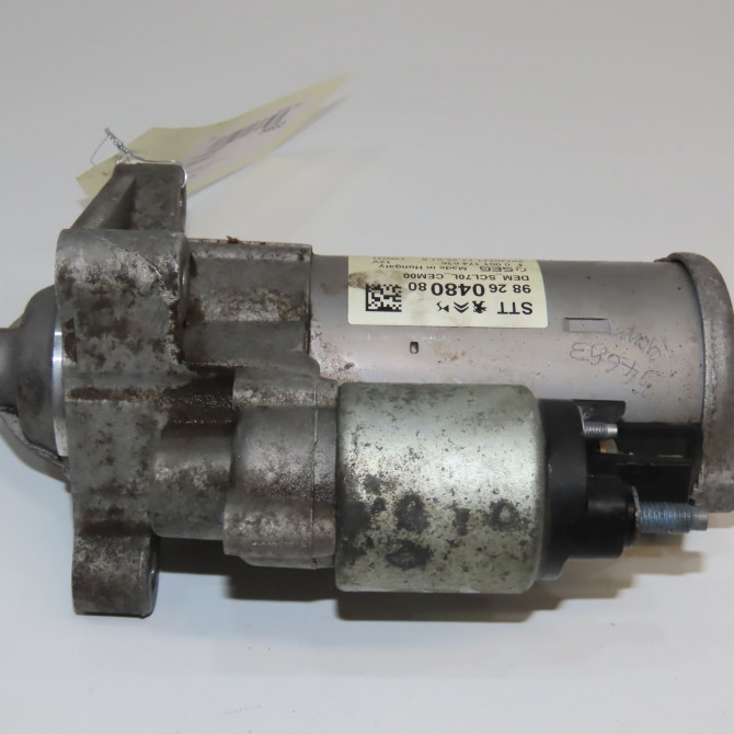 Démarreur occasion PEUGEOT BOXER III phase 2 06-2014->... 9826048080 1