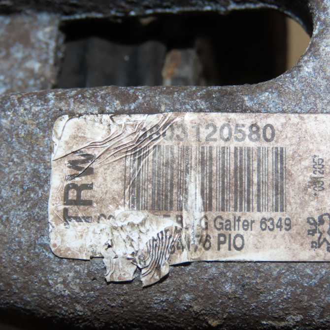 Etrier de frein arrière gauche occasion PEUGEOT PARTNER II Phase 3 04-2015->... 1.6 HDI 90ch 4402F5 5