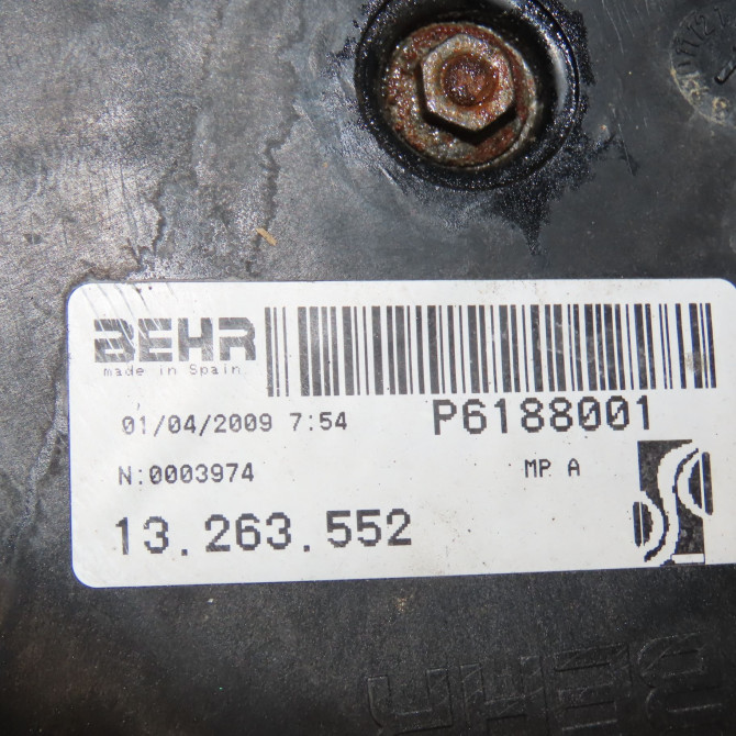 Ventilateur de refroidissement occasion OPEL CORSA IV Phase 1 09-2006->12-2010 1.2 TWINPORT 80ch 13453809 6