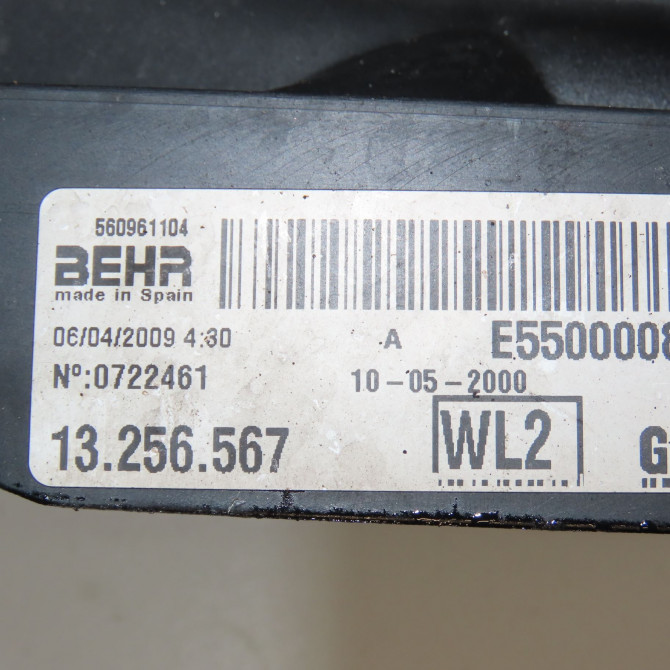 Ventilateur de refroidissement occasion OPEL CORSA IV Phase 1 09-2006->12-2010 1.2 TWINPORT 80ch 13453809 7