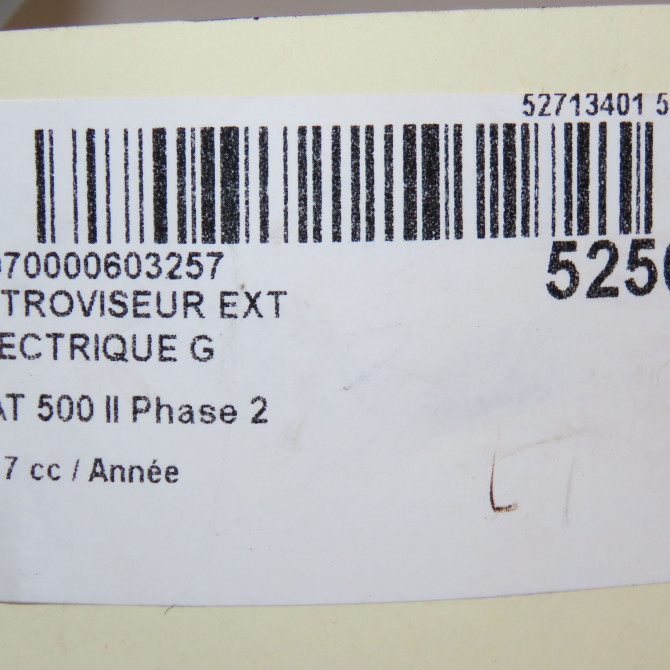 Retroviseur exterieur electrique gauche occasion FIAT 500 II Phase 1 04-1995->04-1999 1.4i 165ch 735655742 5
