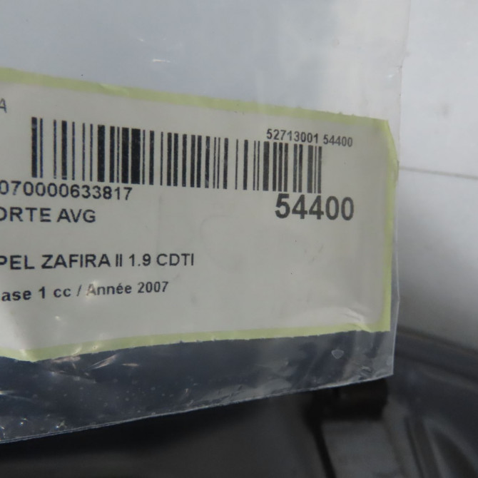 Porte avant gauche occasion OPEL ZAFIRA II Phase 1 07-2005->12-2007 1.9 CDTI 120ch 13203013 4