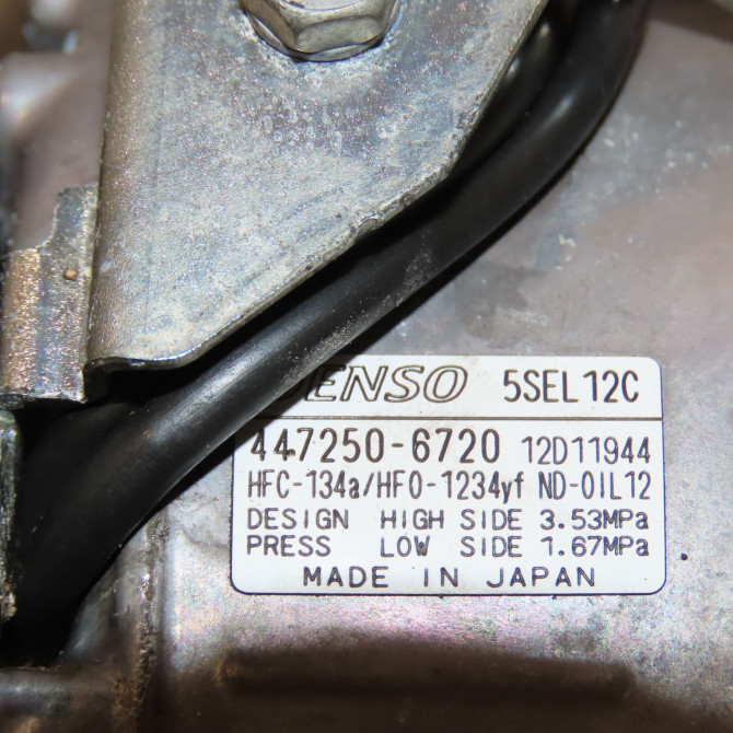 Compresseur air conditionne occasion DS 146 Phase 1 04-1995->04-1999 1.5 BlueHDI 130ch 9829934580 7