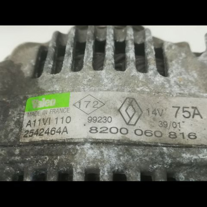 Alternateur occasion RENAULT TWINGO I Phase 3 08-2000->06-2007 1.2i 8200660045 4