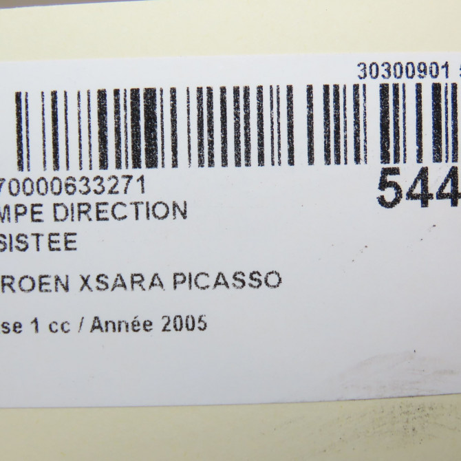 Pompe direction assistee occasion CITROEN XSARA PICASSO Phase 1 12-1999->02-2004 2.0 HDi 90ch 4007LT 8