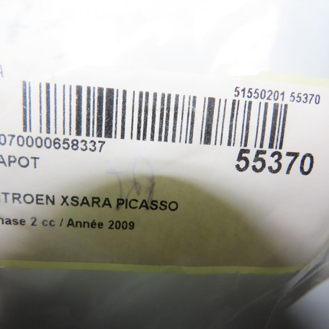 Capot occasion CITROEN XSARA PICASSO Phase 2 02-2004->12-2010 1.6 HDI 92 ch 7901L0 4